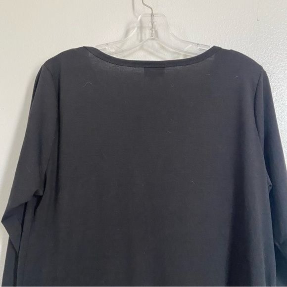 LuLaRoe Solid Black Debbie Dress - Picture 6 of 9